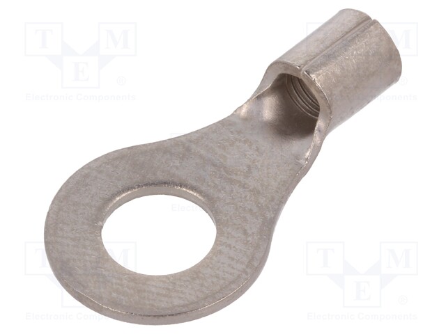 Ring terminal; M6; 3÷6mm2; crimped; for cable; non-insulated