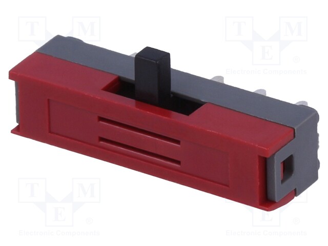 Switch: slide; SP3T; 0.2A/30VDC; Mounting: side; -15÷60°C; 100MΩ