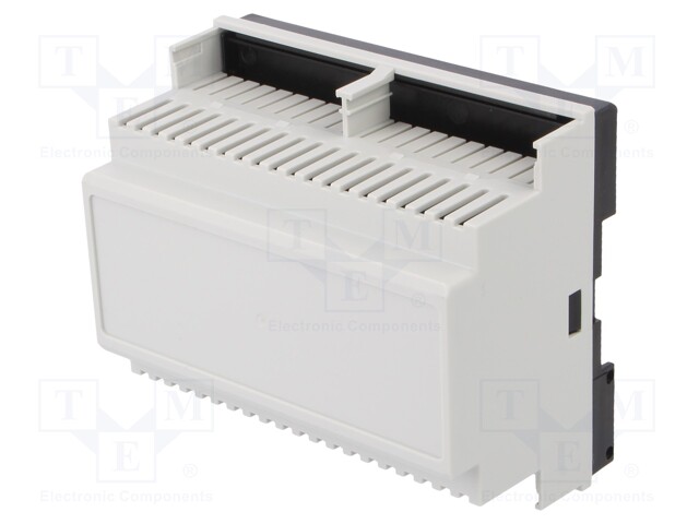 Enclosure: for DIN rail mounting; Y: 90mm; X: 105mm; Z: 58mm; grey