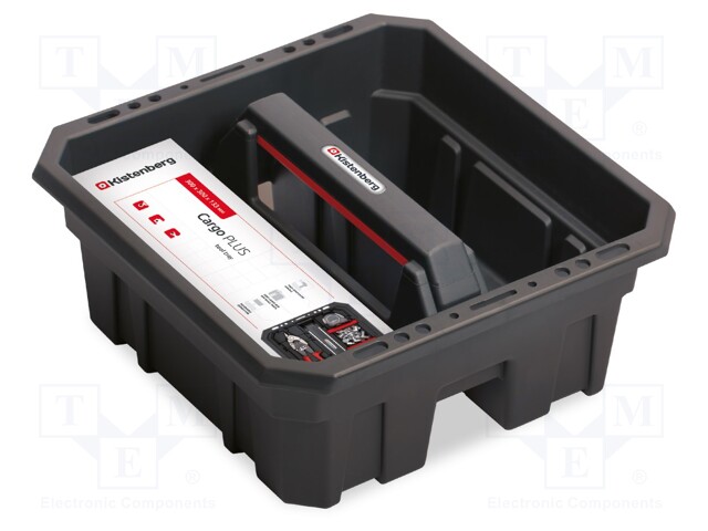 Cargo tool tray; 300x300x133mm; polymer; CARGO PLUS