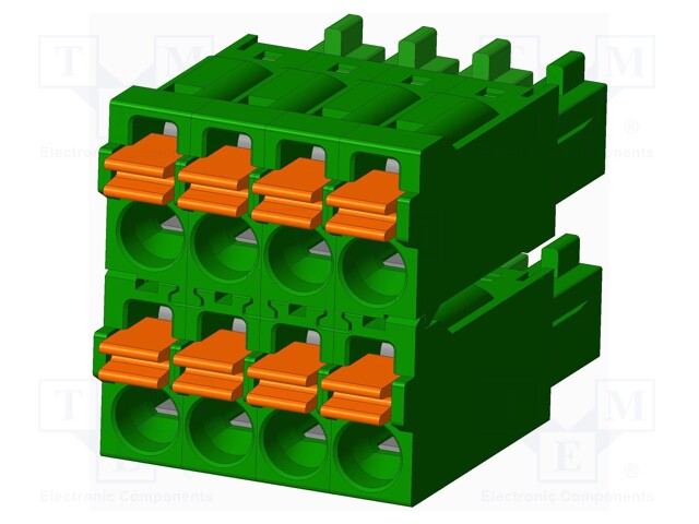 Connector: pluggable terminal block; plug; female; straight; 5.5A