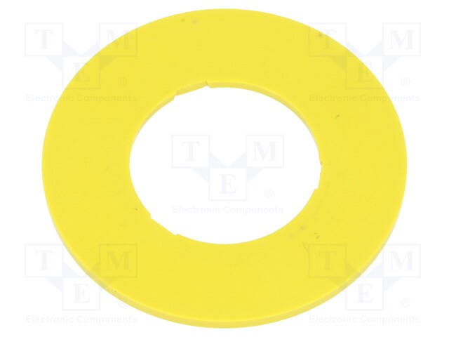 Warning plate; 22mm; 3SU1.5; -25÷70°C; Ømount.hole: 22mm; Ø: 45mm