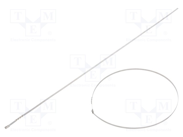 Cable tie; L: 680mm; W: 4.6mm; acid resistant steel AISI 316; 445N