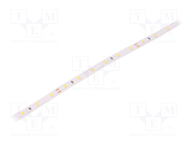 LED tape; white warm; LED/m: 60; SMD; 2835; 24V; W: 8mm; 120°; D: 2mm