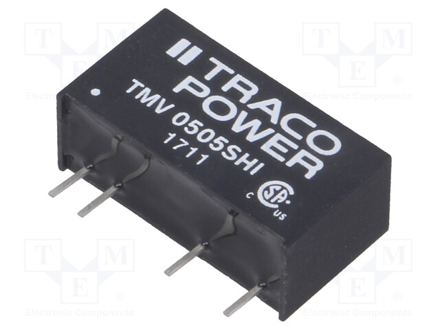 Converter: DC/DC; 1W; Uin: 4.5÷5.5V; Uout: 5VDC; Iout: 200mA; SIP7