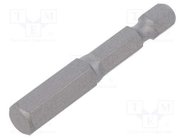 Screwdriver bit; Allen hex key; HEX 8mm; Overall len: 50mm