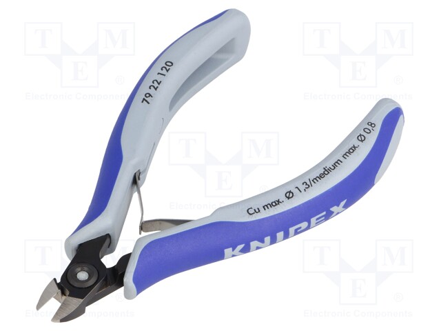 Pliers; side,cutting,precision; Cut: without chamfer