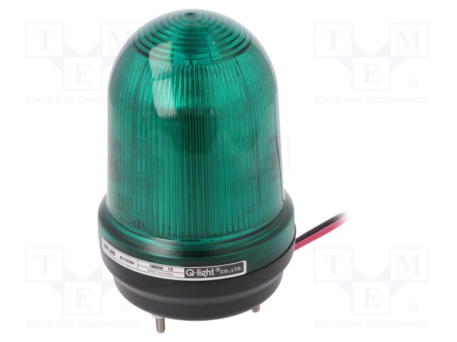 Signaller: lighting; green; Series: MFL; 10÷30VDC; IP65; Ø83x134mm