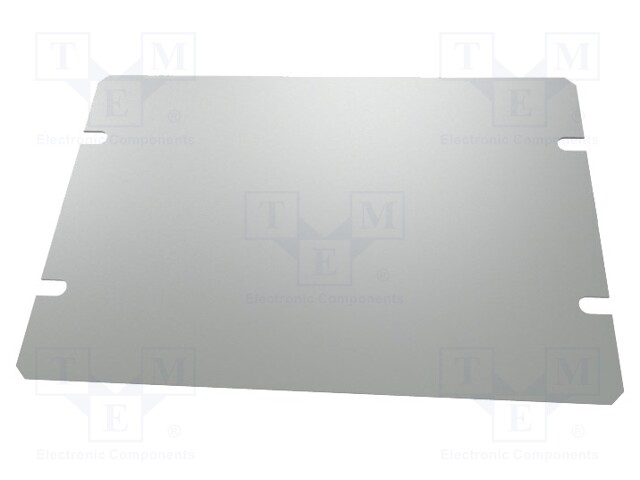 Mounting plate; steel; Series: 1441; HM-1441-8,HM-1441-8BK3; grey