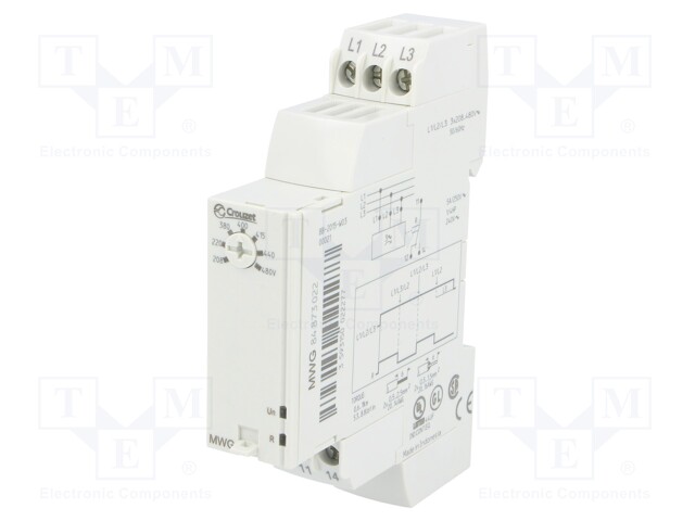 Module: voltage monitoring relay; phase sequence,phase failure