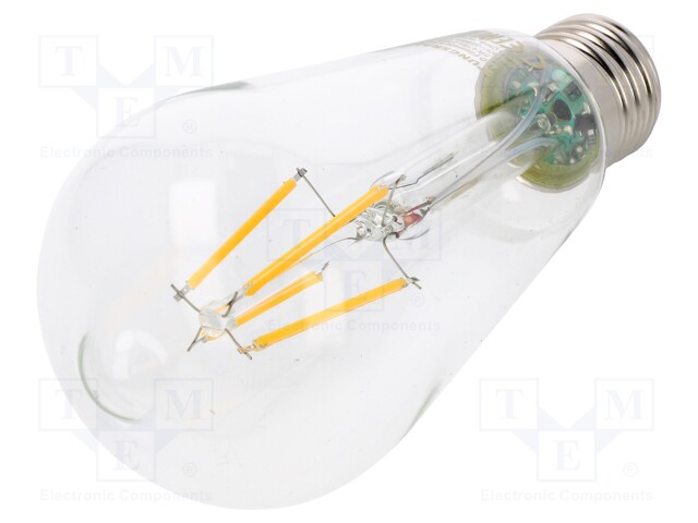 LED lamp; cool white; E27; 220/240VAC; 470lm; 4.5W; 300°; -20÷40°C