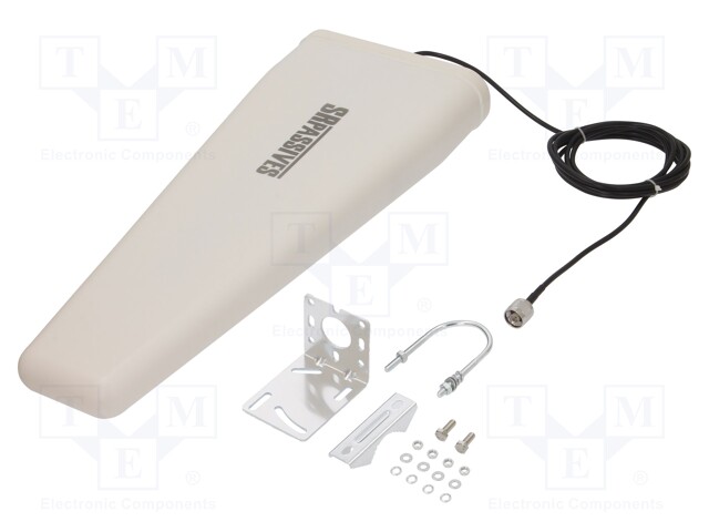 Antenna; 5G,LTE; 10dBi; Mounting: outside; 50Ω; male,SMA; -40÷85°C