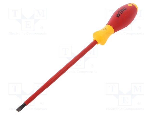 Screwdriver; insulated; slot; 5,5x1,0mm; Blade length: 175mm