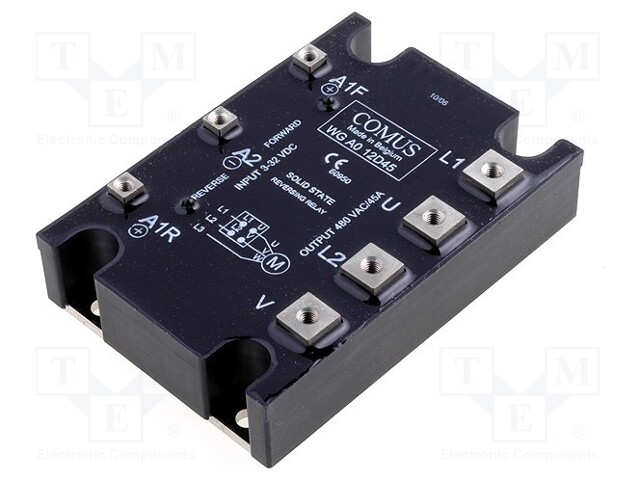 Relay: solid state; Ucntrl: 3÷32VDC; 10A; 48÷660VAC; Series: WGA0