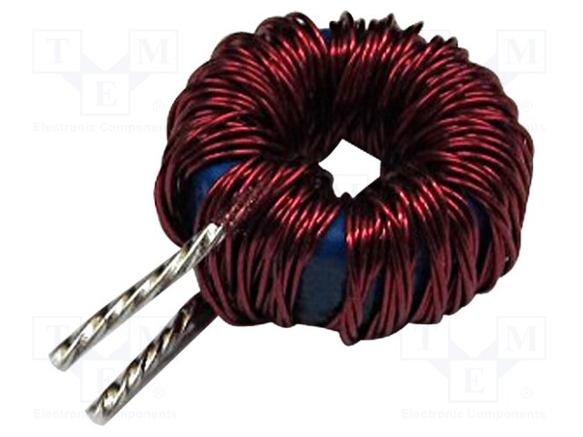 Inductor: wire; THT; 33uH; 6A; 24.5mΩ