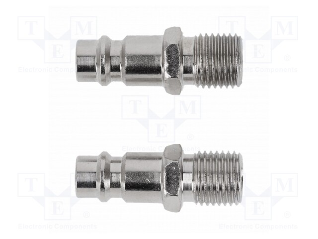 Coupling-adaptor terminal; Ext.thread: G 1/4"; 2pcs.