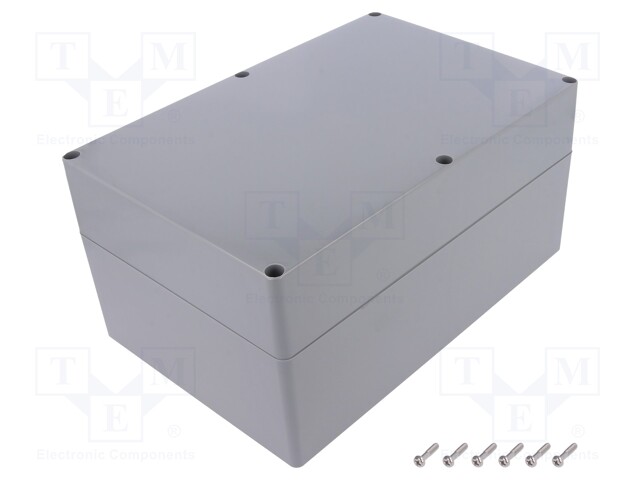 Enclosure: multipurpose; X: 160mm; Y: 240mm; Z: 120mm; ABS; dark grey