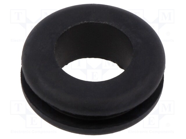 Grommet; black; UL94HB; TPR