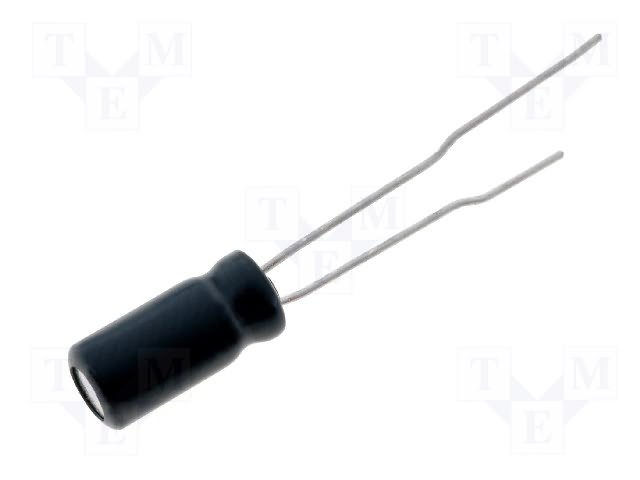 Capacitor: electrolytic; bipolar; THT; 10uF; 50V; Ø5x12mm; ±20%