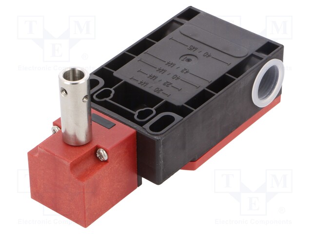 Safety switch: hinged; Series: XCSTR; IP67; -25÷70°C; Colour: red