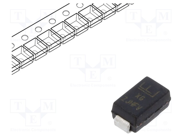 Diode: transil; 400W; 15.15V; 18.6A; bidirectional; ±5%; DO214AC