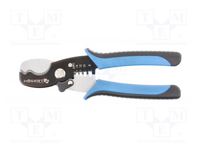 Pliers; 1.3÷8mm2; Kind of pliers: cutting,for wire stripping