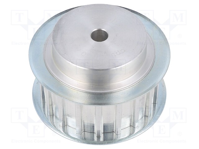 Belt pulley; AT10; W: 25mm; whell width: 40mm; Ø: 58.6mm; aluminium