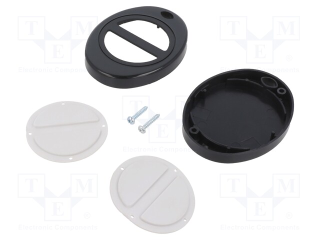 Enclosure: for remote controller; X: 43mm; Y: 55mm; Z: 13.4mm; ABS