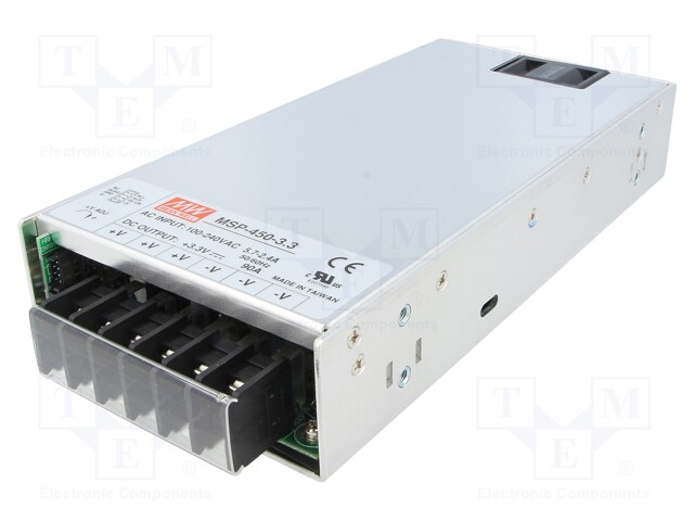 Power supply: switched-mode; modular; 297W; 3.3VDC; 218x105x41mm