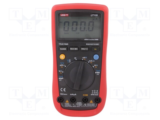 Digital multimeter; LCD (1999); VDC: 200m/2/20/200/1000V