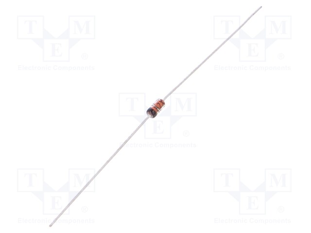 Diode: Zener; 0.5W; 10V; 5mA; reel,tape; DO35; single diode