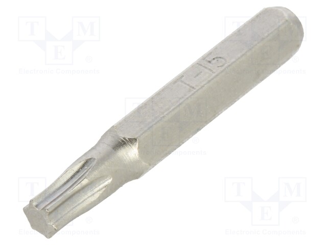 Screwdriver bit; Torx®; TX15; Overall len: 27mm; Kind: precision