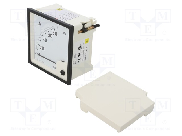 Meter: panel; analogue; 0/800÷1600A; True RMS; Iin: 0-5/10A; IP52