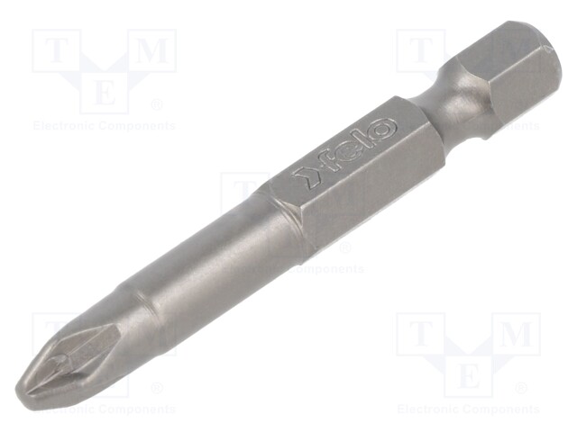 Screwdriver bit; Pozidriv®; PZ2; Overall len: 50mm