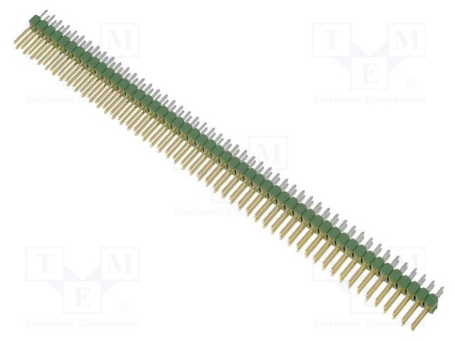 Pin header; pin strips; male; PIN: 100; straight; 2.54mm; THT; 2x50
