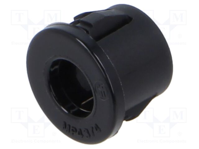 Grommet; Ømount.hole: 11.1mm; Øhole: 6.9mm; black; UL94V-2