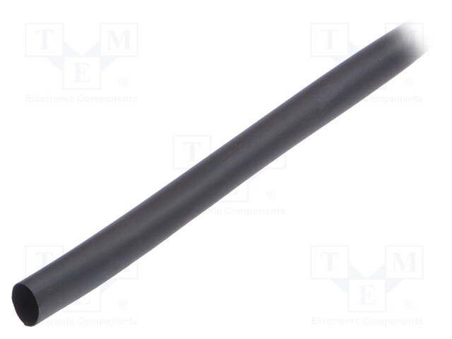 Heat shrink sleeve; glueless; 2: 1; 9.5mm; L: 150m; black