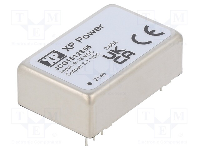 Converter: DC/DC; 15W; 5VDC; OUT: 1