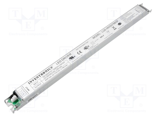 Power supply: switched-mode; LED; 60W; 12÷57V; 1400mA; 90÷305VAC