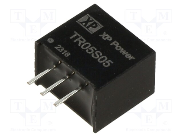 DC/DC Converter, ITE, 1 Output, 2.5 W, 5 V, 500 mA, TR Series