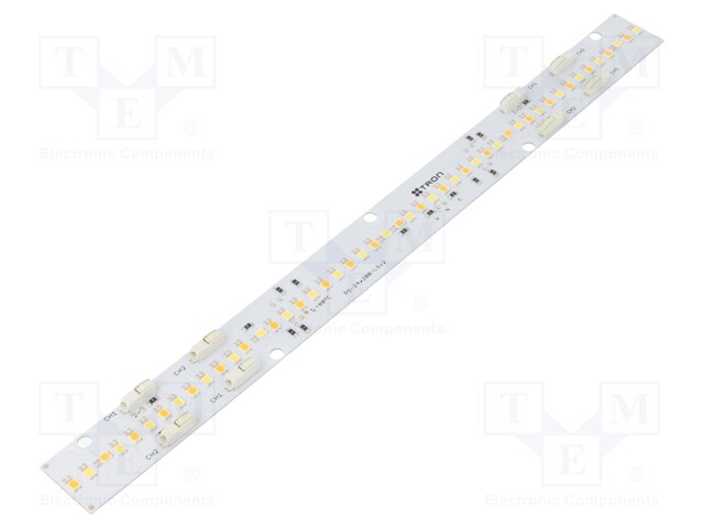 LED strip; 23.2V; white warm/cold white; W: 24mm; L: 280mm; 390mA