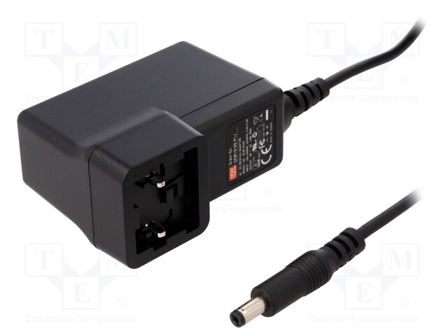 Power supply: switched-mode; 9VDC; 2A; Out: 5,5/2,1; 18W; 80÷264VAC