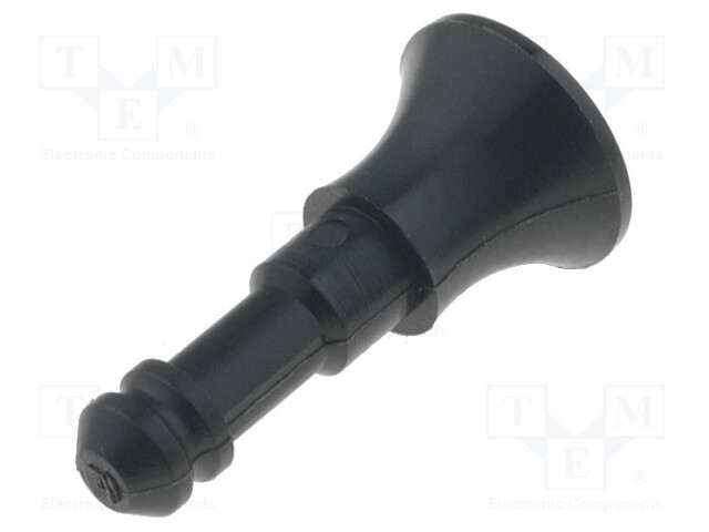 Rivet; polyamide; Colour: black; 2÷4.2mm