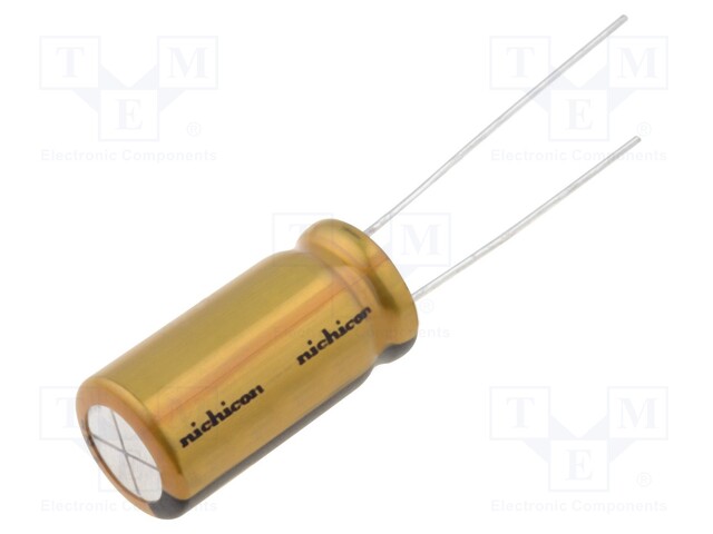 Capacitor: electrolytic; THT; 330uF; 100VDC; Ø16x31.5mm; FG; 7.5mm