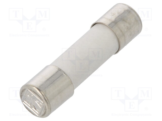 Fuse: fuse; time-lag; 1.6A; 250VAC; ceramic,cylindrical; 5x20mm