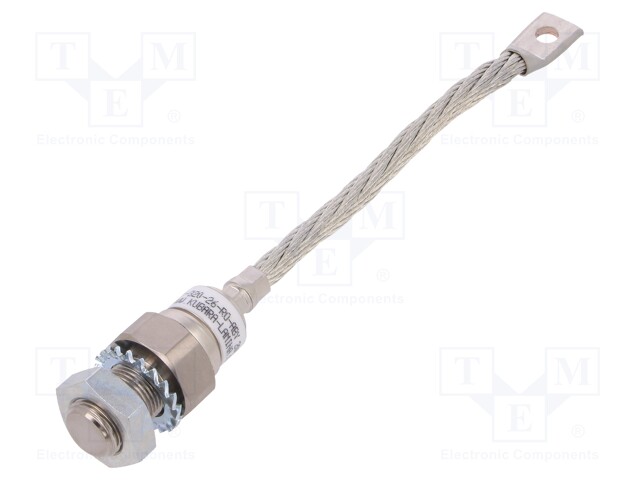 Diode: stud rectifying; 2.6kV; 1.4V; 320A; anode stud; M20x1,5