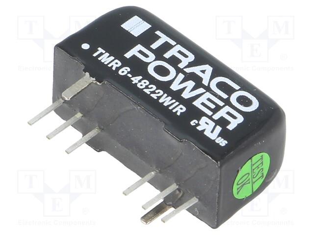 Converter: DC/DC; 6W; Uin: 18÷75V; Uout: 12VDC; Uout2: -12VDC; SIP8