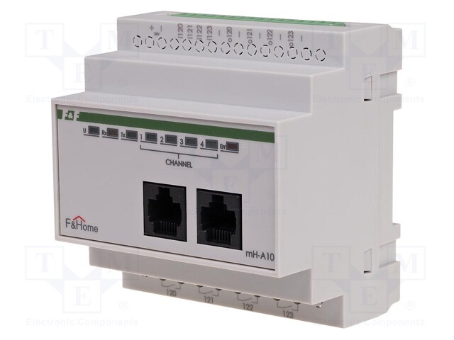 24VDC; for DIN rail mounting; RJ45; IP20; CAN; F&Home; 0÷45°C