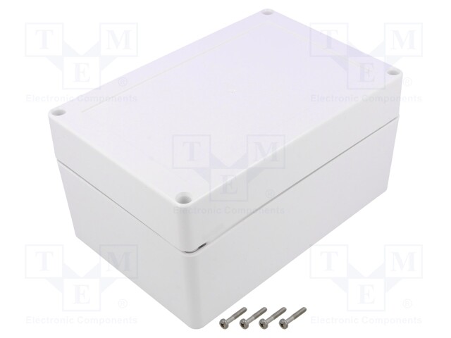 Enclosure: multipurpose; X: 180mm; Y: 120mm; Z: 90mm; ZP; ASA; white