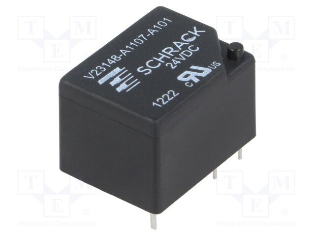 Relay: electromagnetic; SPDT; Ucoil: 24VDC; 5A/250VAC; 5A/24VDC; 5A